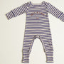 Milking It Ink Stripe Baby Onesie